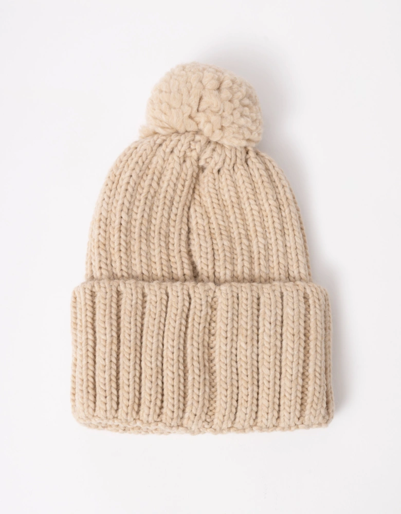Fea 2 Bobble Hat - Beige Dimity N1J