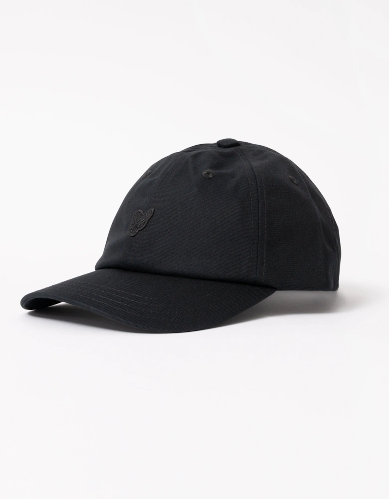 Lyle & Scott Tonal Eagle Baseball Cap - Z865 Jet Black