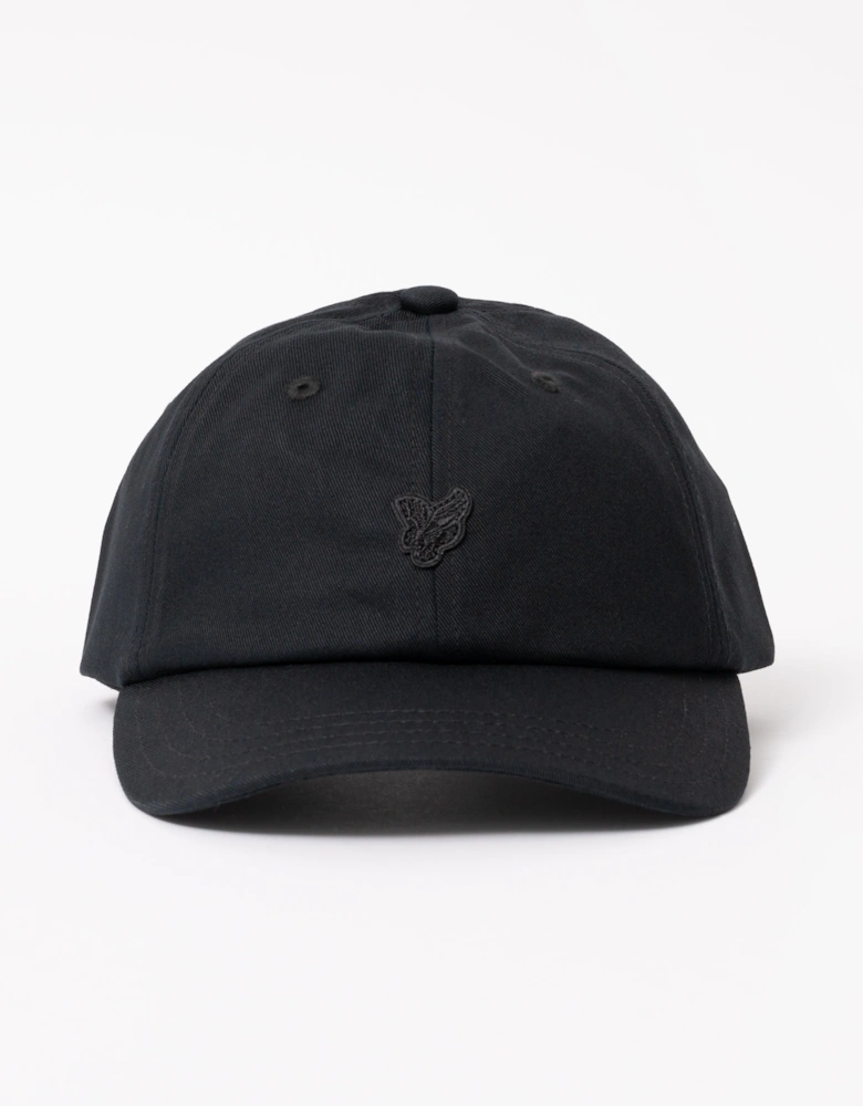 Lyle & Scott Tonal Eagle Baseball Cap - Z865 Jet Black