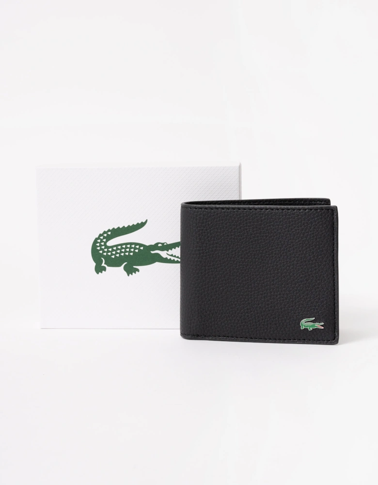 Mens Medium Billfold Coin Wallet - Noir 000
