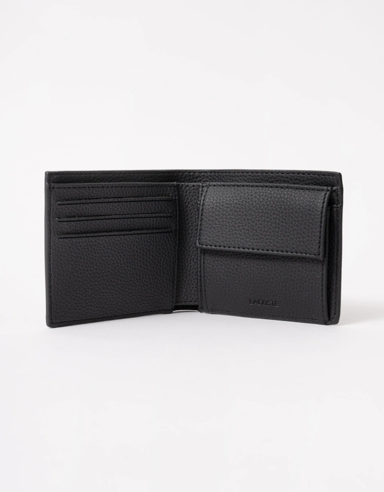 Mens Medium Billfold Coin Wallet - Noir 000