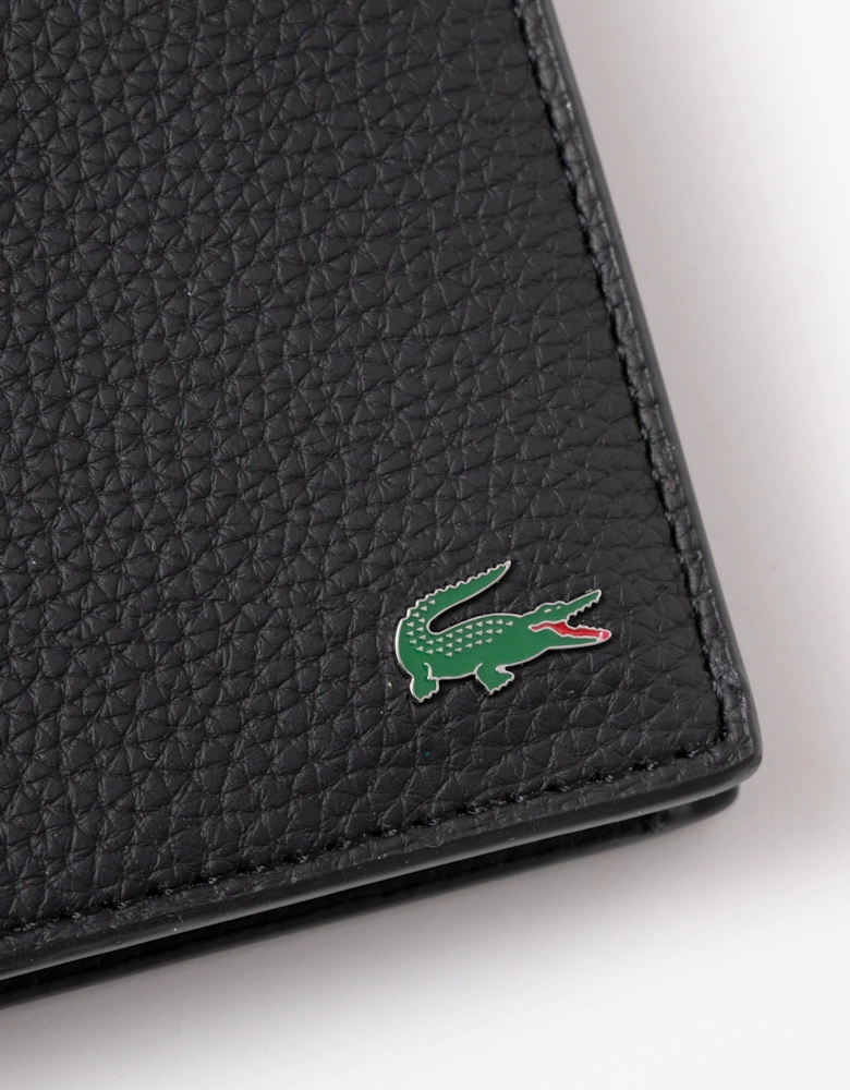 Mens Medium Billfold Coin Wallet - Noir 000