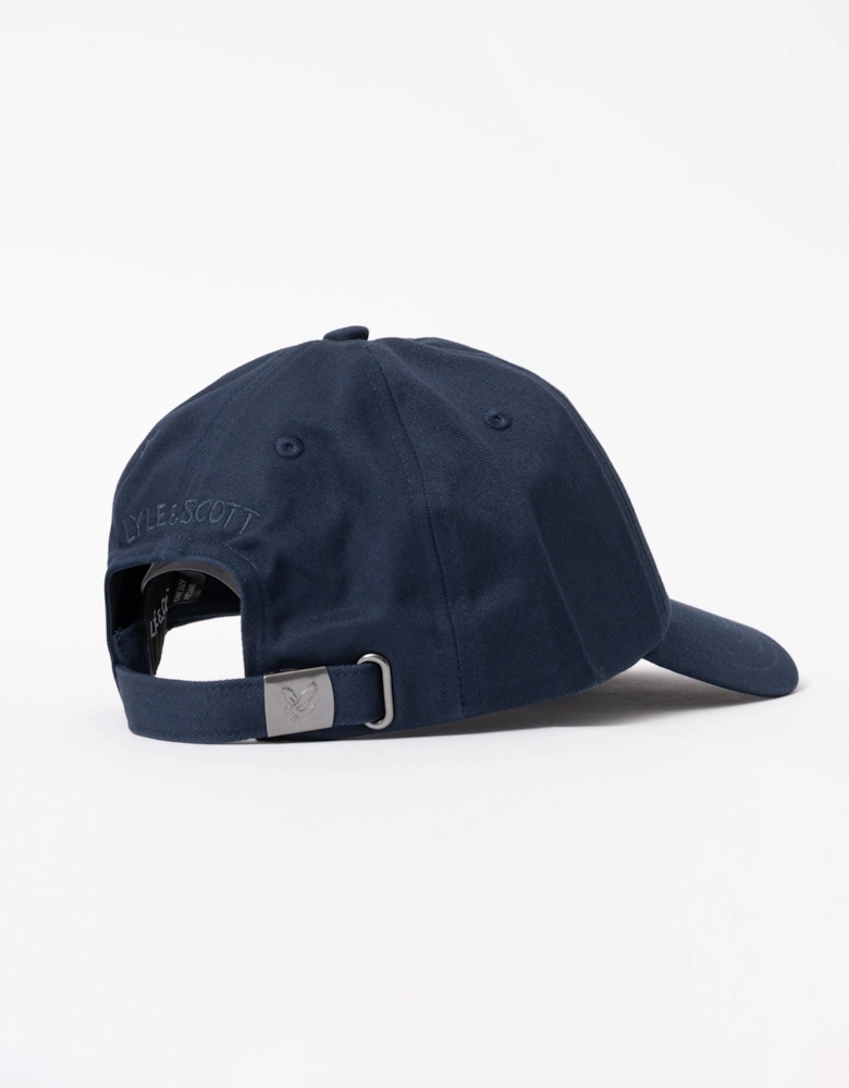 Lyle & Scott Tonal Eagle Baseball Cap - Z271 Dark Navy