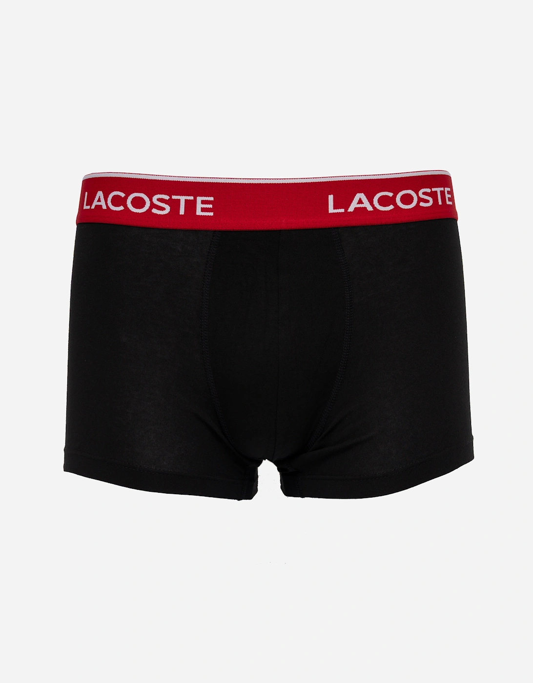 3-Pack Mens Trunks - Black/Flamingo-Ladybird-Black AIB
