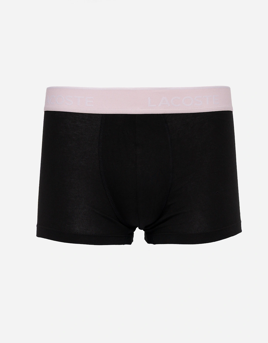 3-Pack Mens Trunks - Black/Flamingo-Ladybird-Black AIB