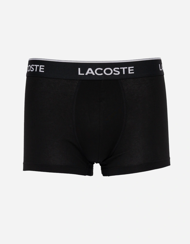 3-Pack Mens Trunks - Black/Flamingo-Ladybird-Black AIB