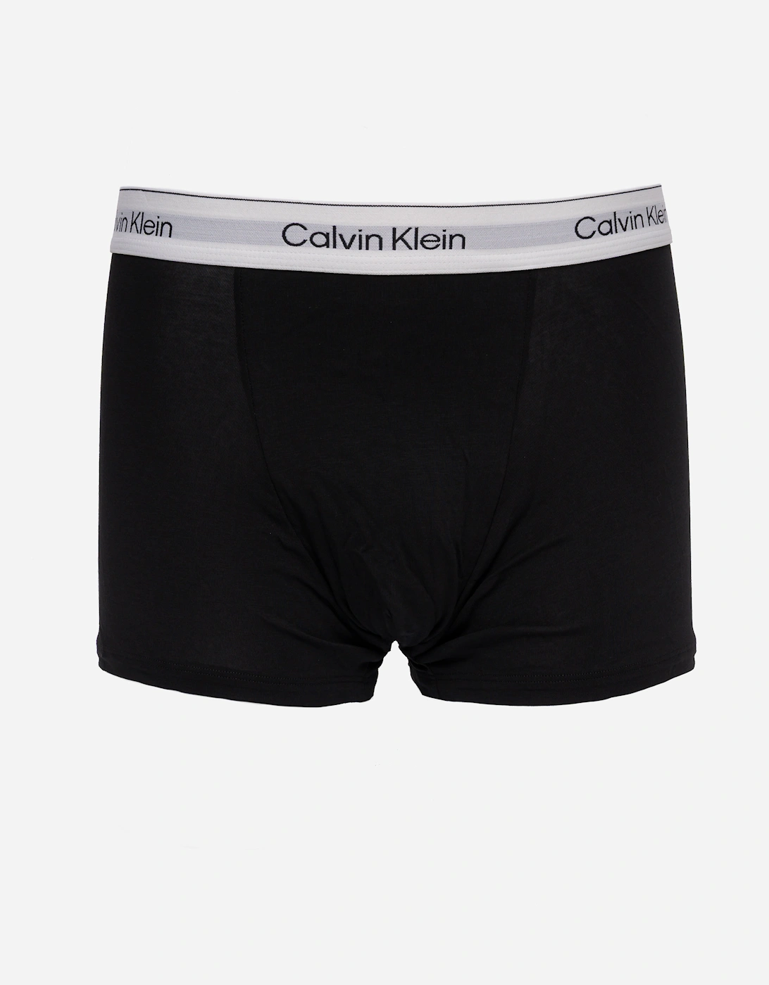 3 Pack Icon Cotton Stretch Mens Relaxed Fit Trunks - Black Bodies W/ Tahiti Turquoise/Da