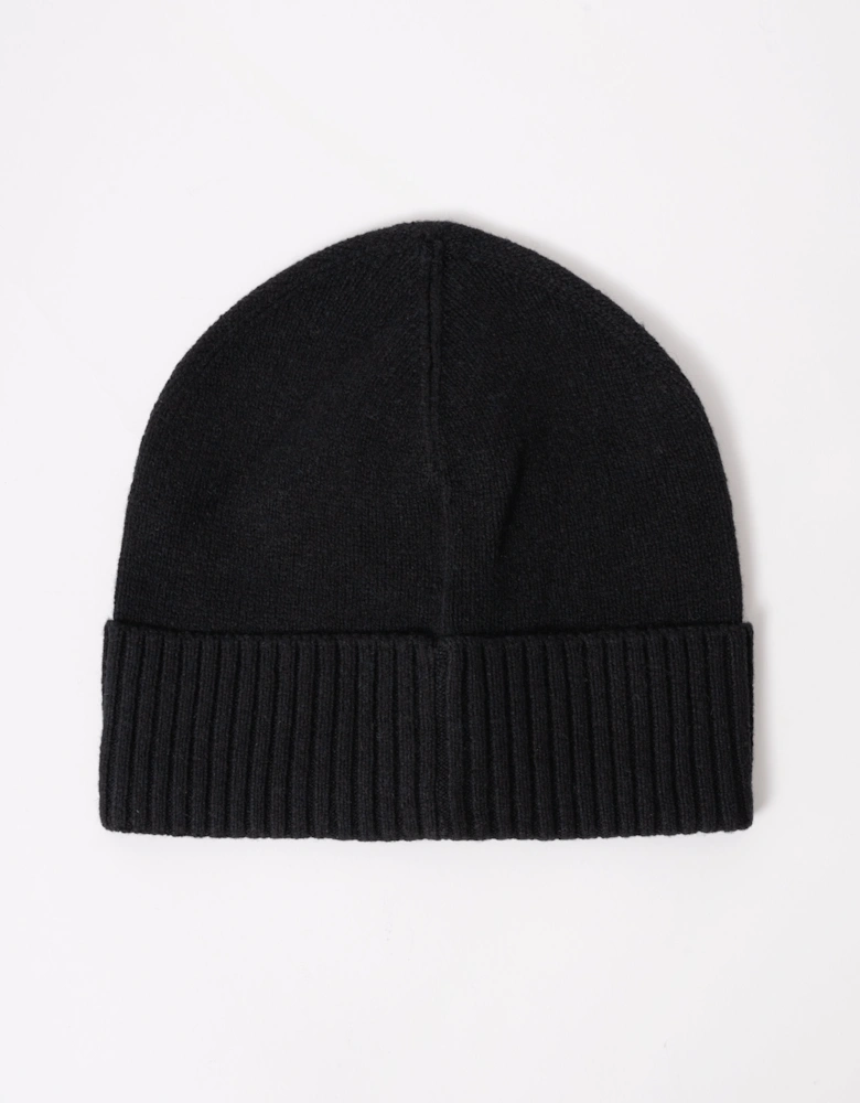 BOSS Orange Akaio R Mens Beanie with Logo Label - Black 001