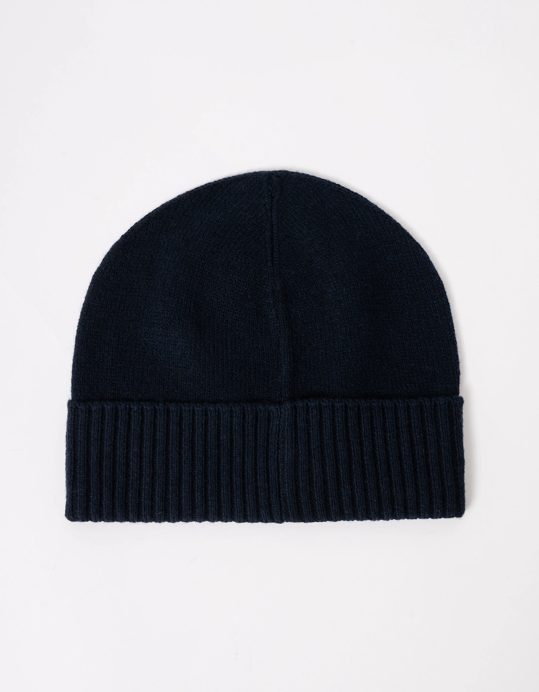 BOSS Orange Akaio R Mens Beanie with Logo Label - Dark Blue 404