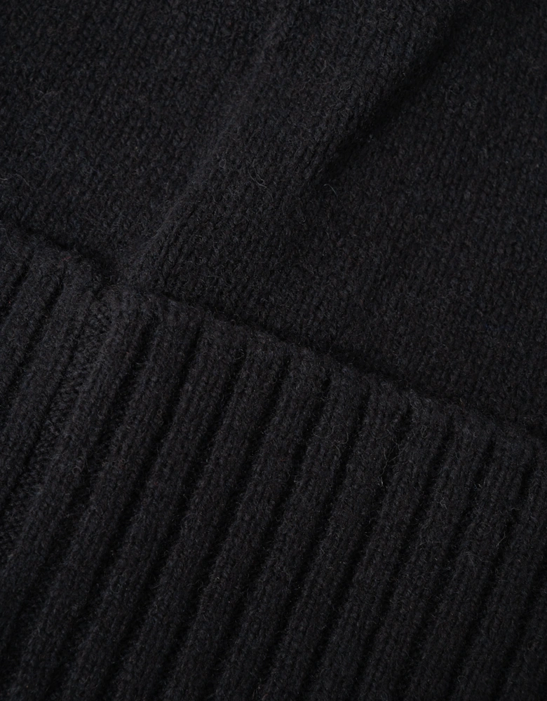 BOSS Orange Akaio R Mens Beanie with Logo Label - Black 001