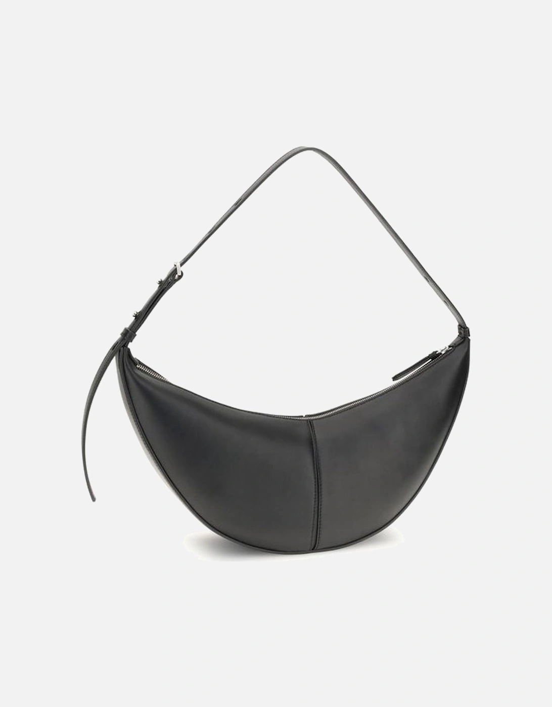 Leather Lace-Up Platform Boots Women - Black Shoulder Bags