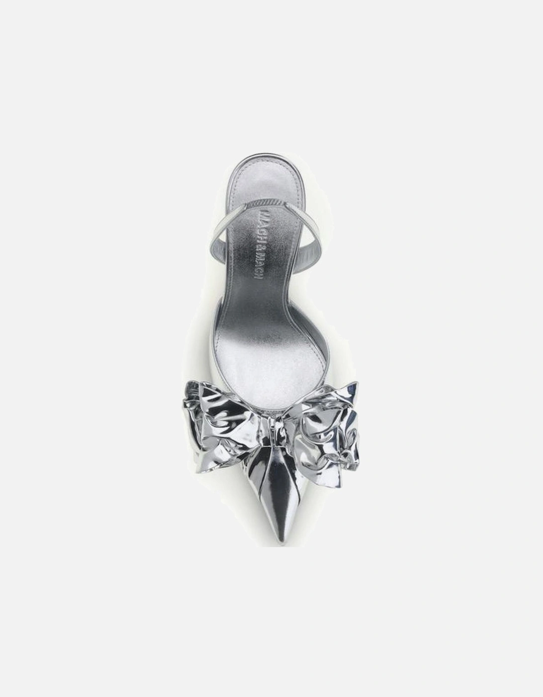 Leather Biker Jacket with Zipper Details Women - Silver Pumps