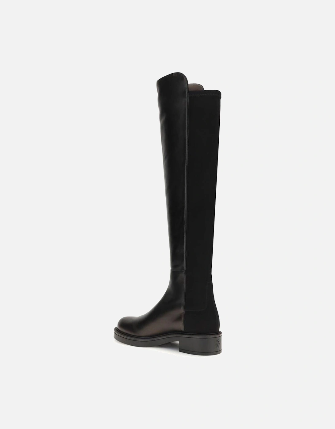 Leather Biker Jacket with Silver Hardware Women - Black Boots