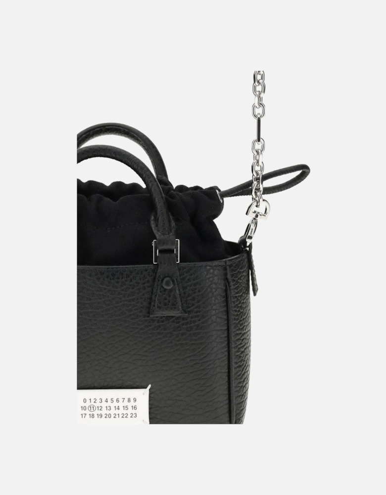 5ac Horizontal Leather Shoulder Bag Women - Black