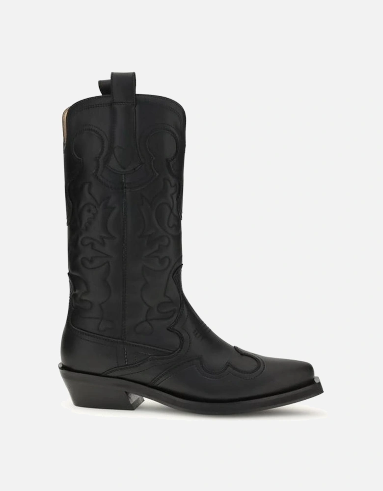 High-Waisted Wide-Leg Tailored Trousers Women - Black Boots