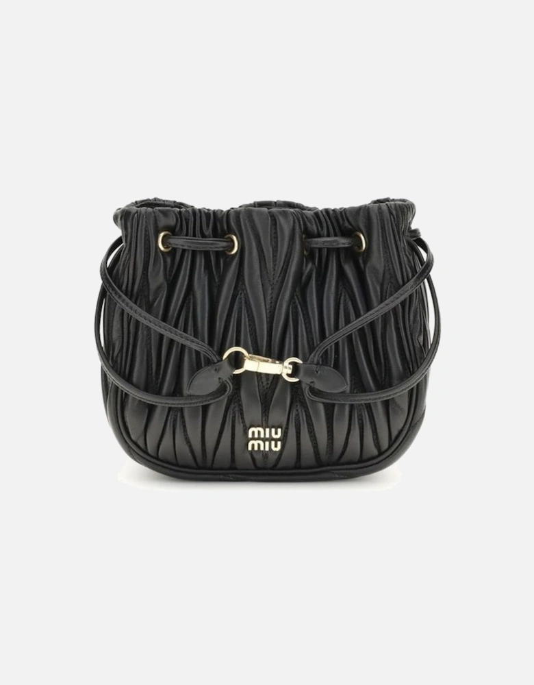Embellished Leather Platform Sandals Women - Black Clutch Bags