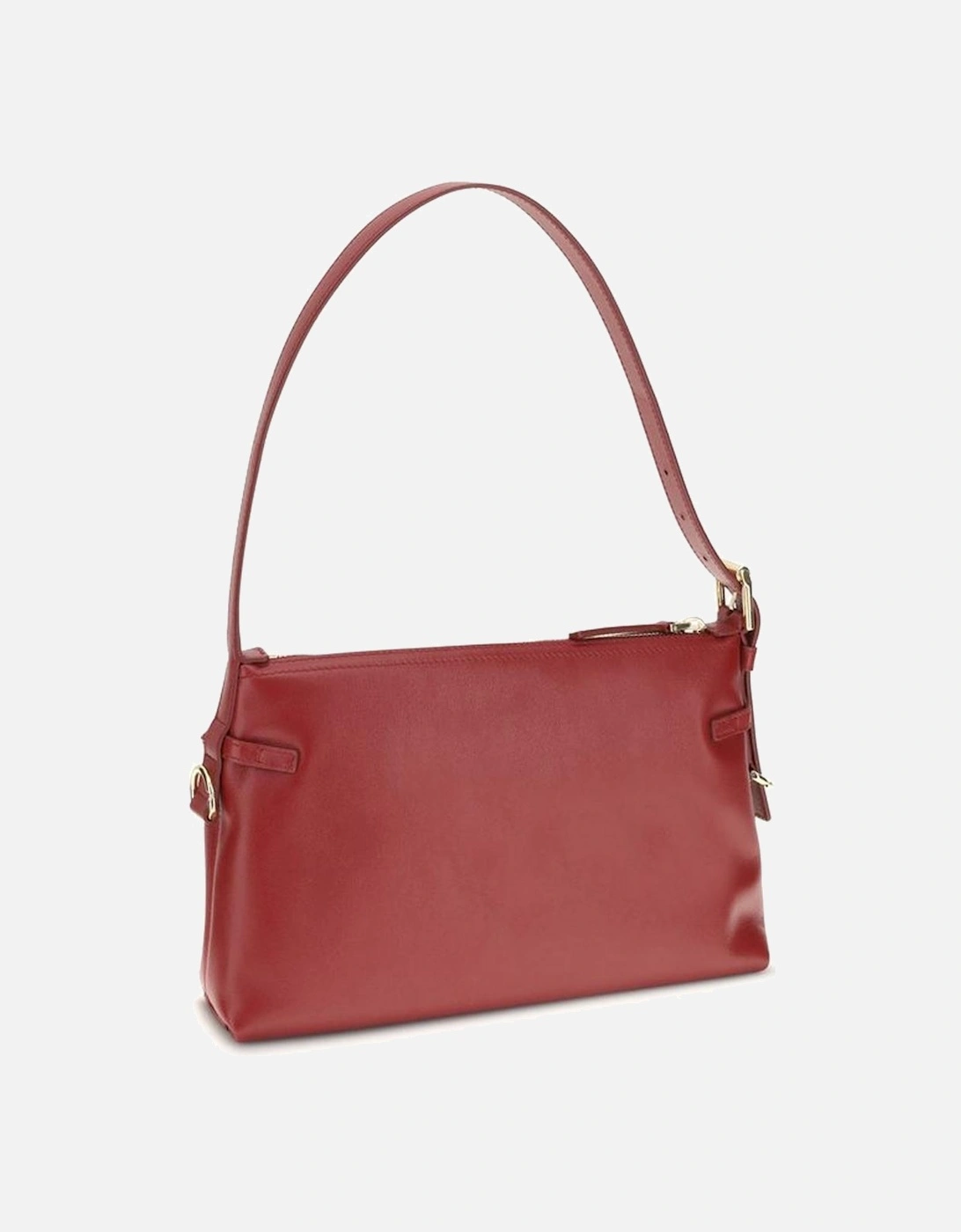 Tailored Double-Breasted Wool-Blend Blazer Women Shoulder Bags