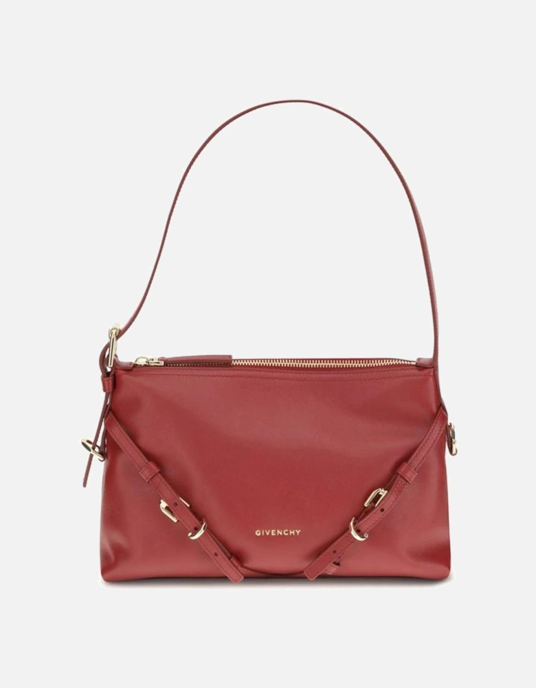 Tailored Double-Breasted Wool-Blend Blazer Women Shoulder Bags