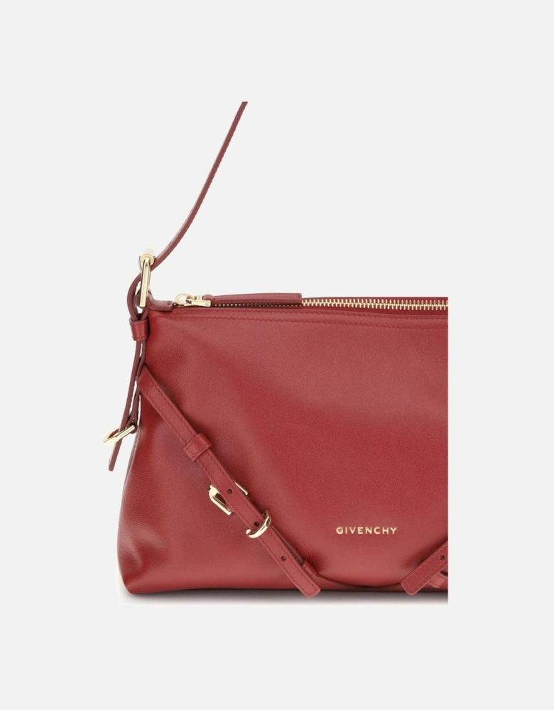 Tailored Double-Breasted Wool-Blend Blazer Women Shoulder Bags