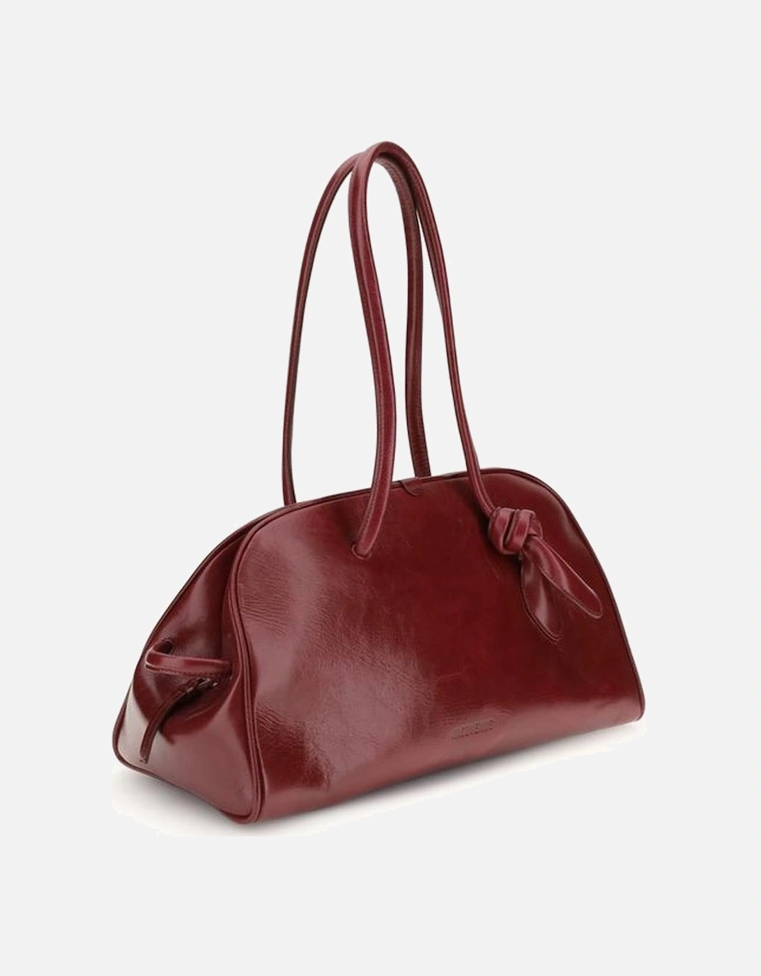 Cotton Crew Neck Sweatshirt with Logo Detail Women - Red Shoulder Bags