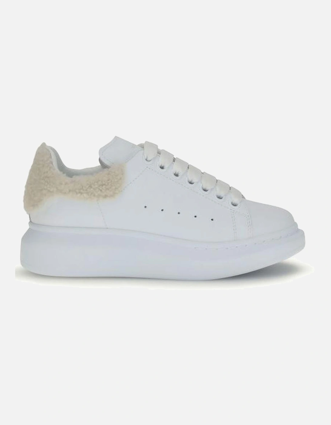 Leather Biker Jacket with Zipper Detailing Women - White Sneakers, 5 of 4