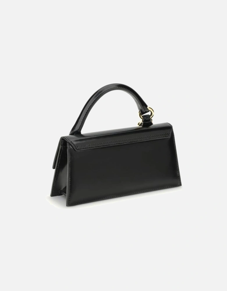 Leather Platform Ankle Boots with Chunky Sole Women - Black Handbags