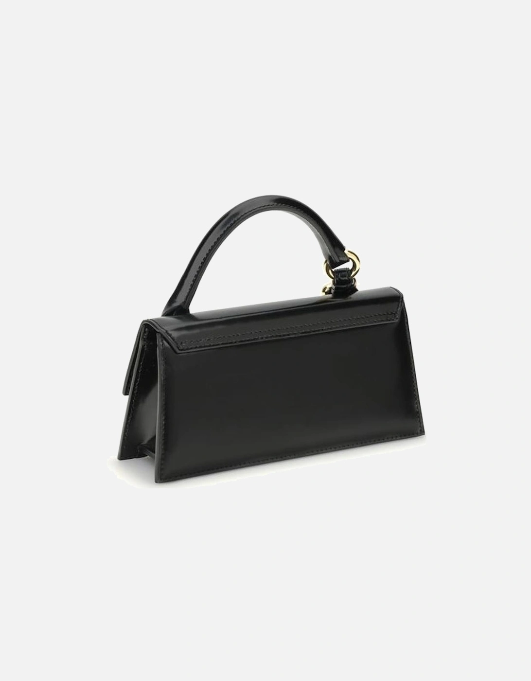 Leather Platform Ankle Boots with Chunky Sole Women - Black Handbags