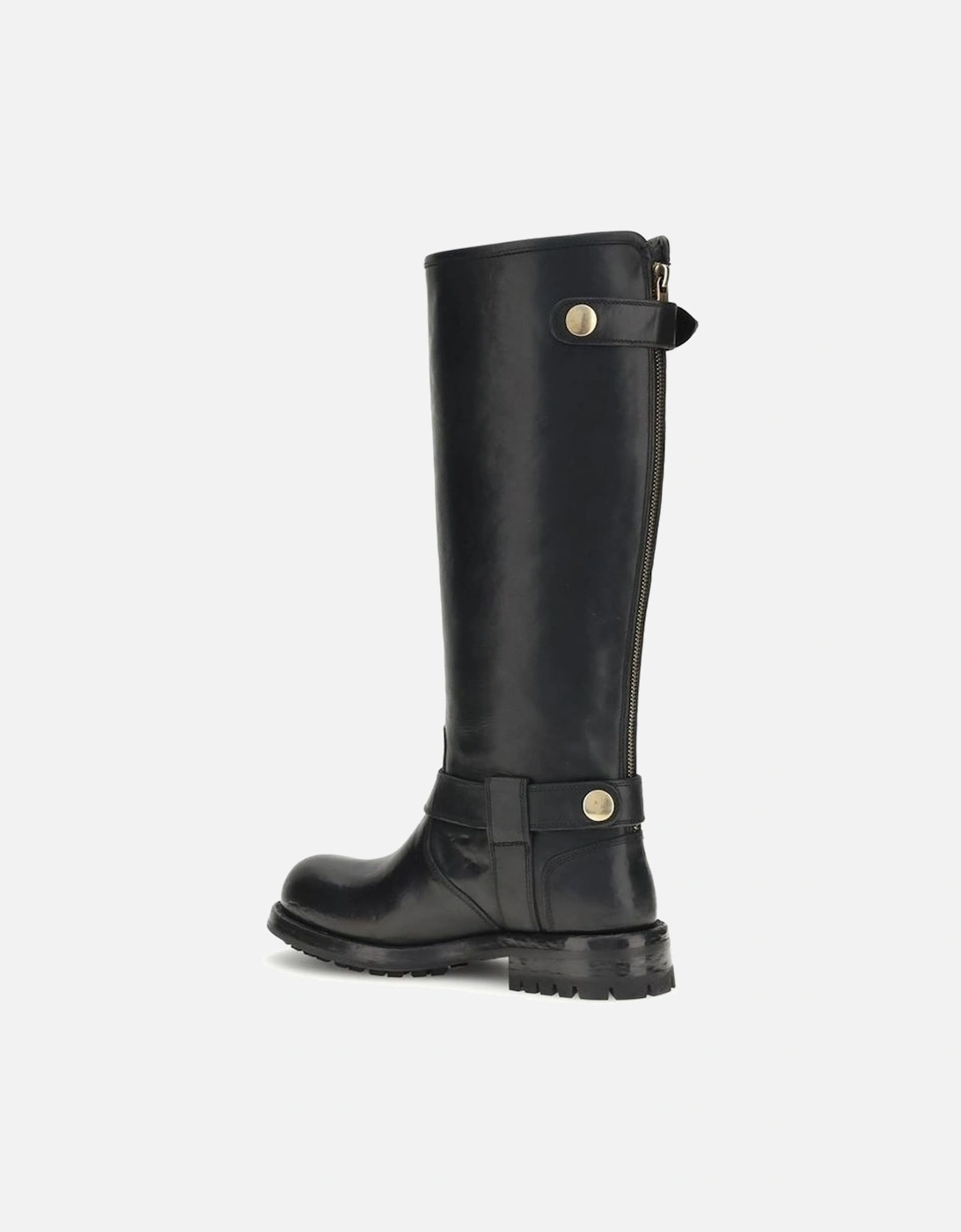 Cashmere Wool Turtleneck Sweater Women - Black Boots