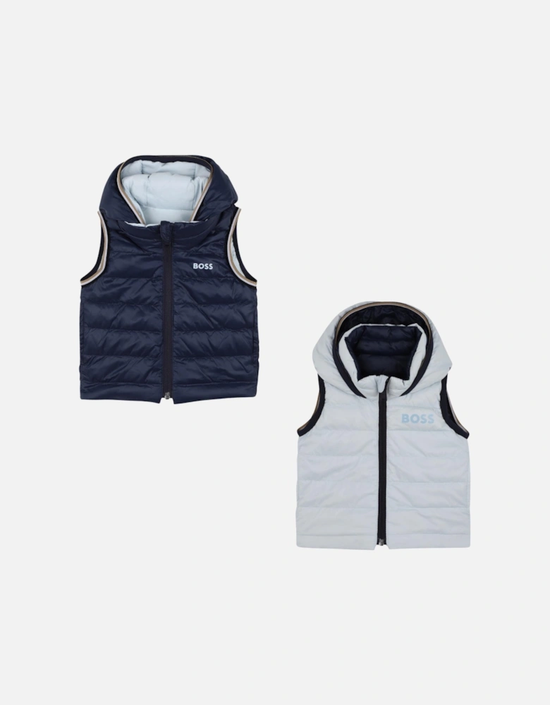 BOSS BLUE BABY/TODDLER BODYWARMER J52474
