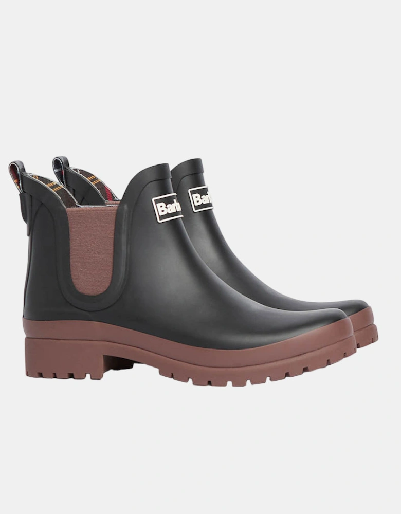 Mallow Womens Chelsea Wellies - Black/Vicuna