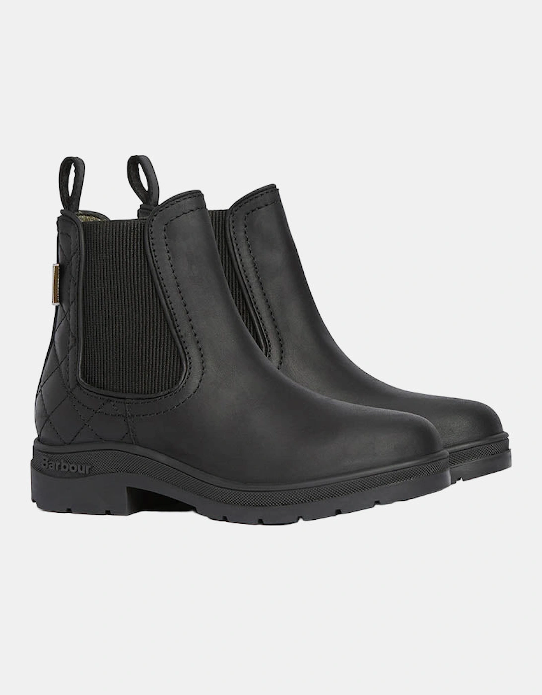 Amble Womens Chelsea Boot - Black Nubuck, 3 of 2