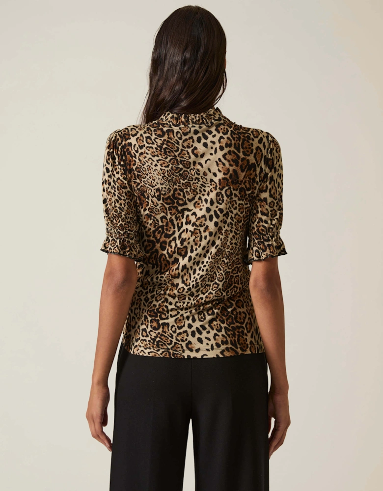 Leopard Print Blouse