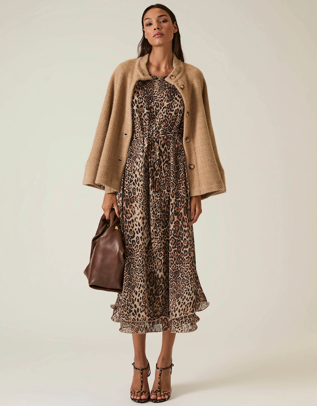 Maxi Leopard Wave Hem Dress, 8 of 7