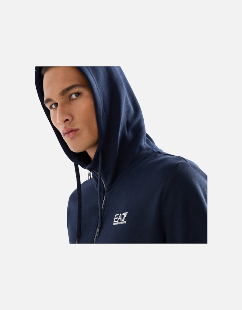 Emporio Armani Core ID Full Zip Hooded Tracksuit Navy