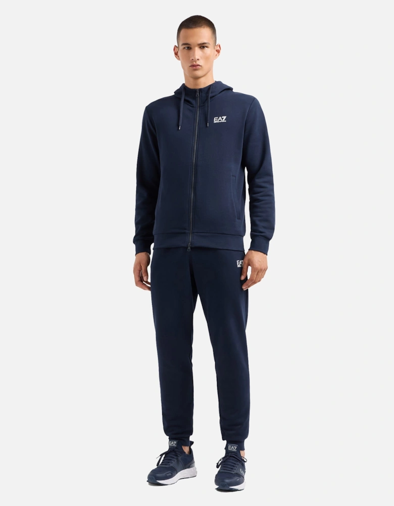 Emporio Armani Core ID Full Zip Hooded Tracksuit Navy