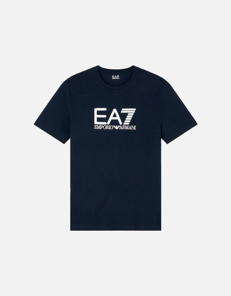 Emporio Armani Visibility Cotton Stretch T-Shirt Navy