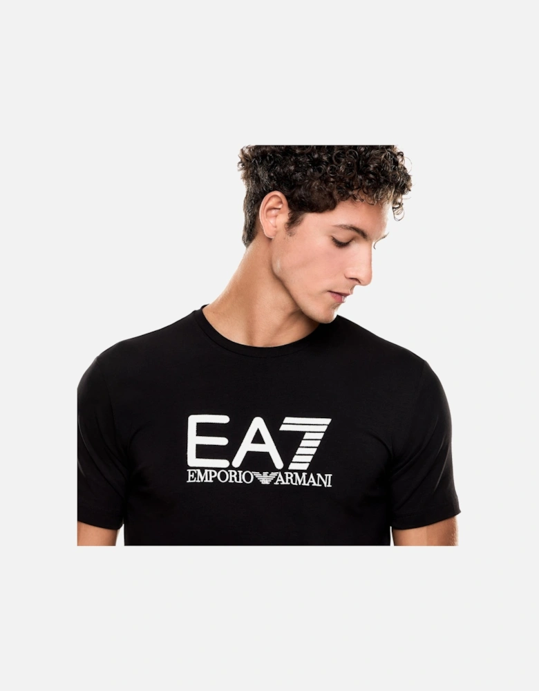 Emporio Armani Visibility Cotton Stretch T-Shirt Black
