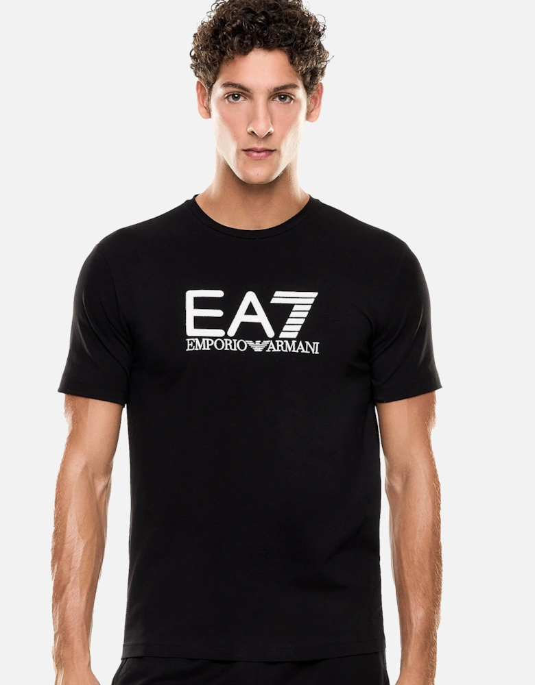 Emporio Armani Visibility Cotton Stretch T-Shirt Black