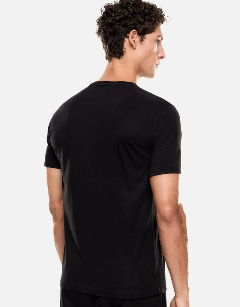 Emporio Armani Visibility Cotton Stretch T-Shirt Black