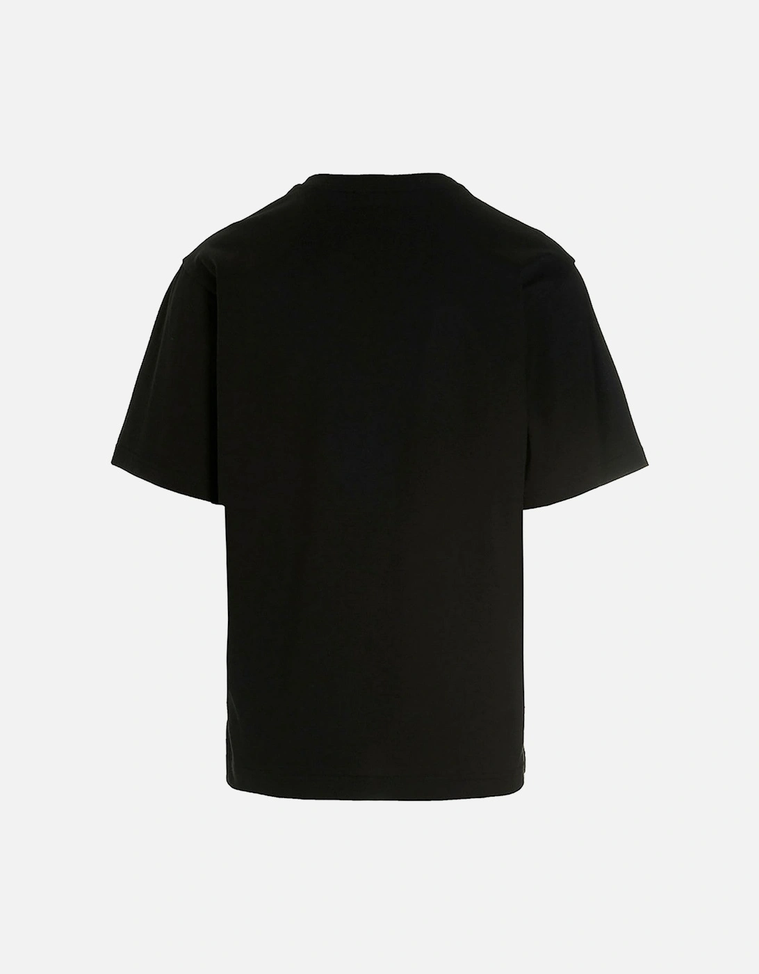 Detailed DG Embroidered Logo T-Shirt in Black