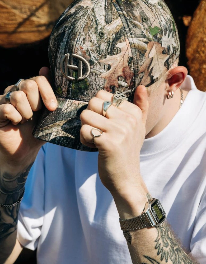 Woodland Real Tree Camo Flex Cap - Tree Camo