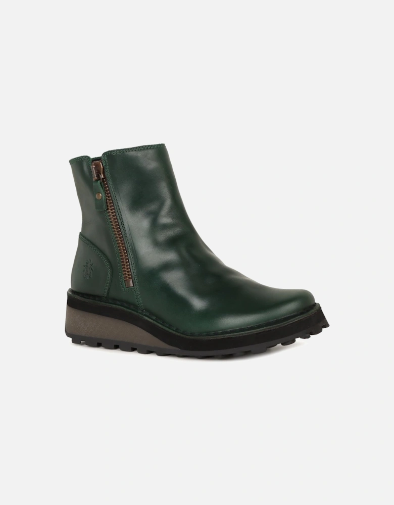 Hole Womens Wedge Heel Boots