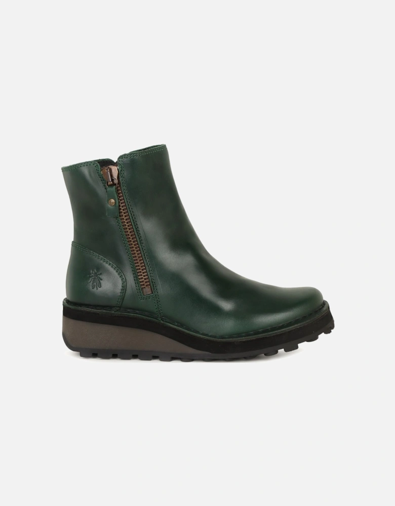 Hole Womens Wedge Heel Boots