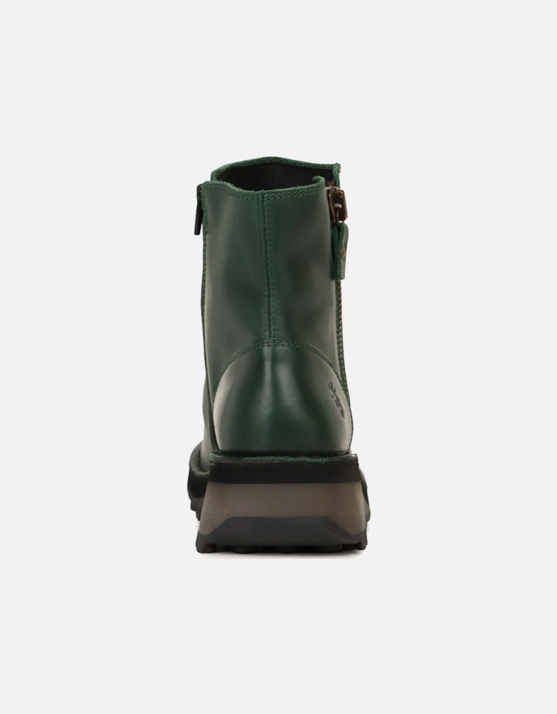 Hole Womens Wedge Heel Boots