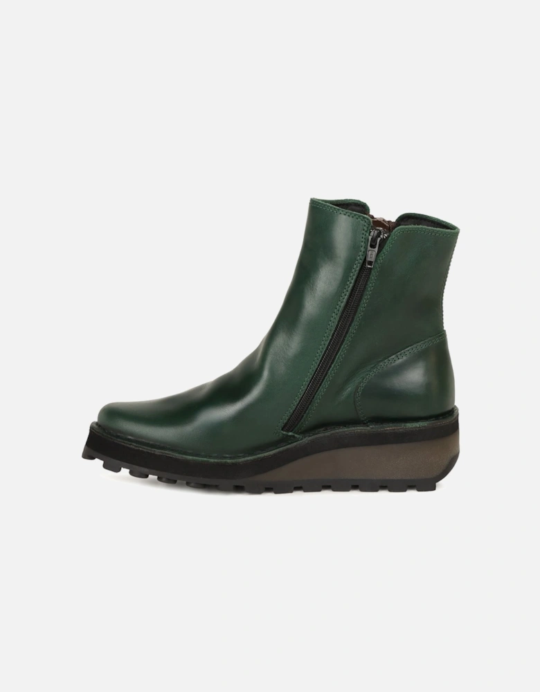 Hole Womens Wedge Heel Boots