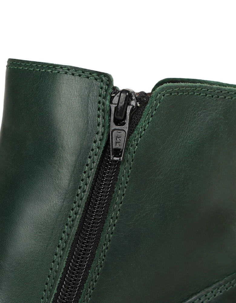 Hole Womens Wedge Heel Boots
