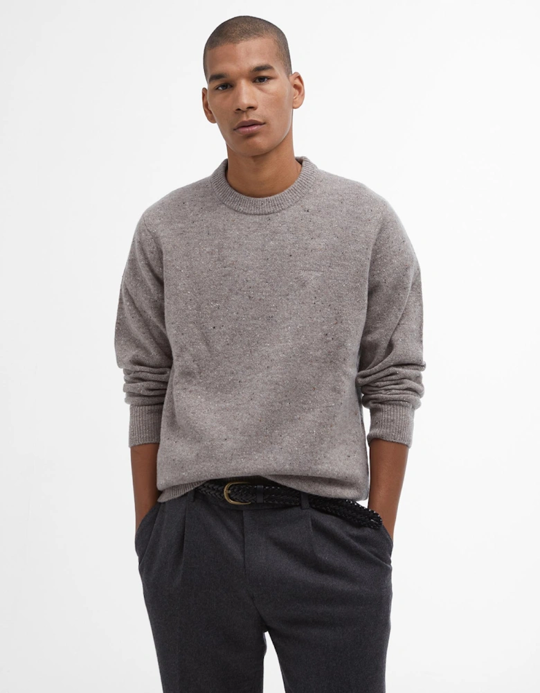 Tainsbury Crew Neck Sweater ST51 Stone