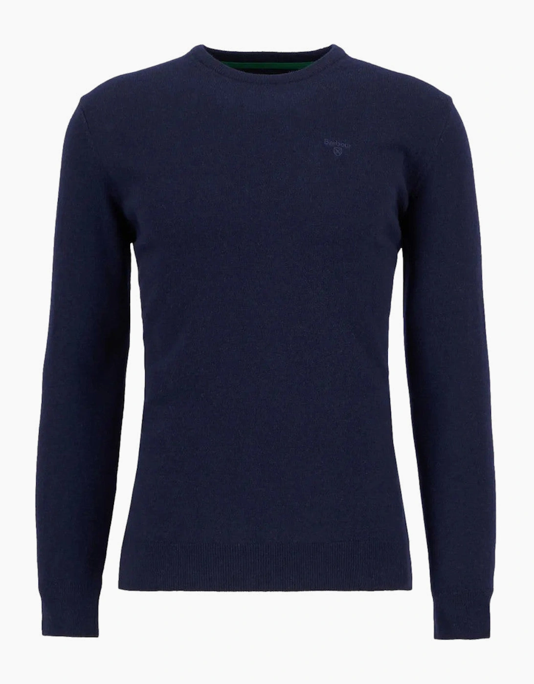 Men's Barbour Ess Wool Crew Sweater NY71 Navy - Size: 42