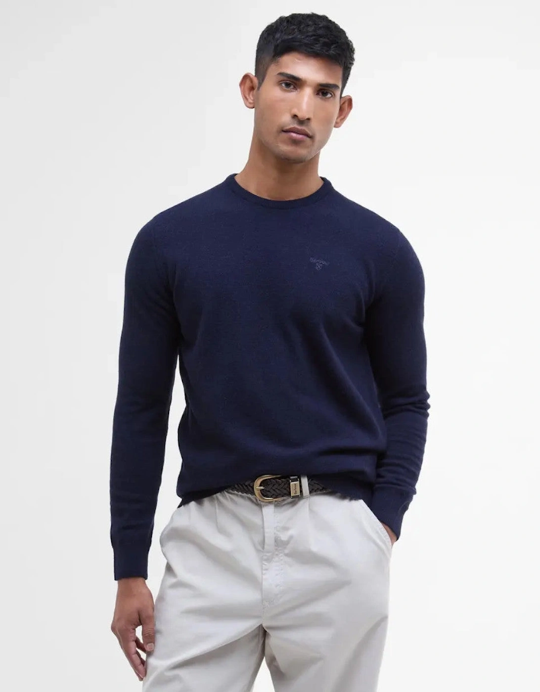 Ess Wool Crew Sweater NY71 Navy