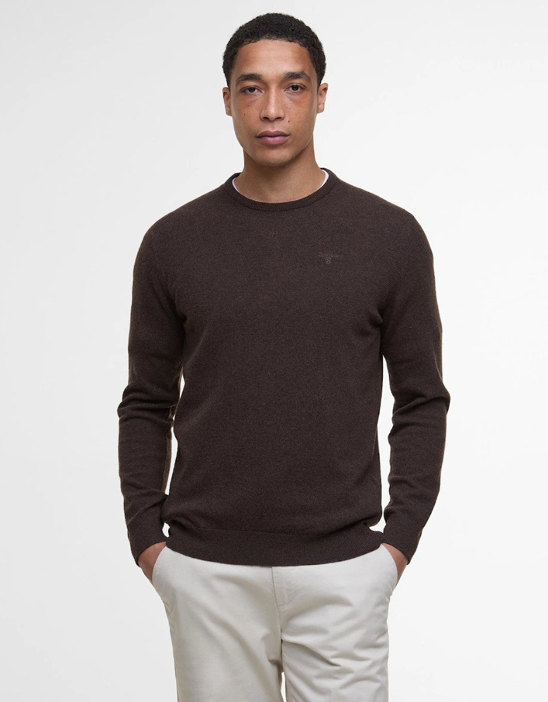 Ess Wool Crew Sweater BR17  Brown